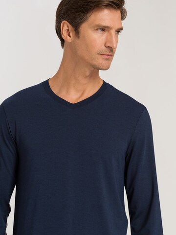 Hanro Shirt ' Casuals ' in Blue