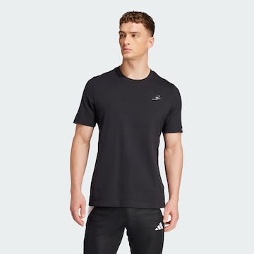 T-Shirt fonctionnel ADIDAS PERFORMANCE en noir : devant