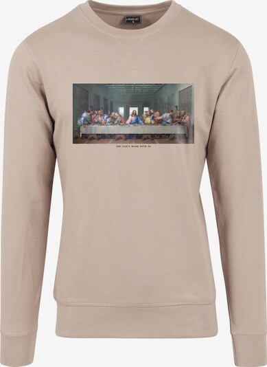 MT Men Sweatshirt 'Can´t Hang With Us' in ecru / dunkelbeige / blau / rauchgrau, Produktansicht