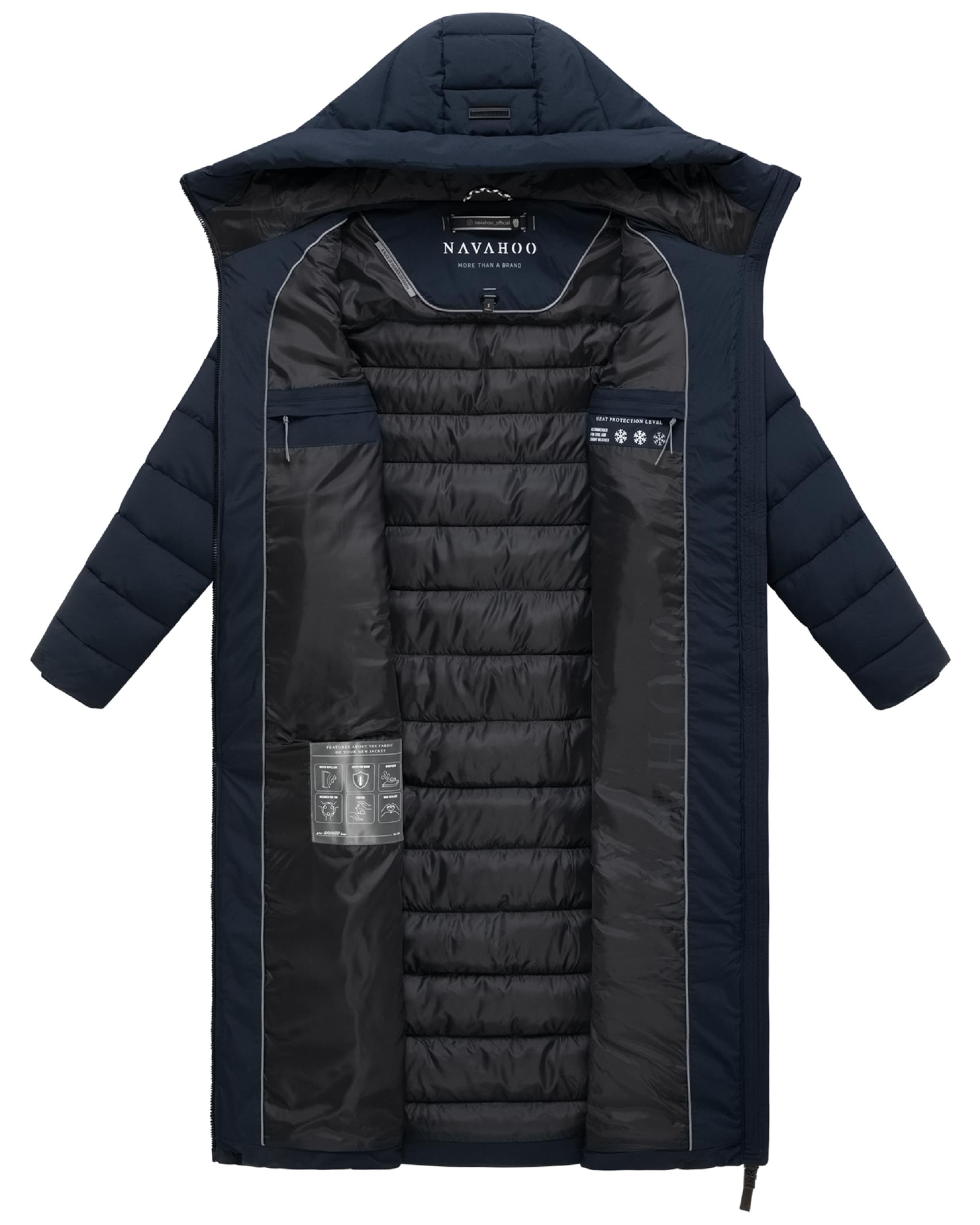 Cappotto invernale 'Vanillawolke 14' di NAVAHOO in blu