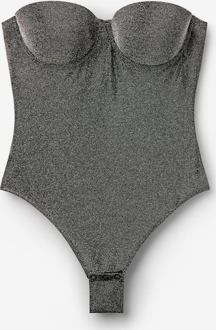 INTIMISSIMI Body 'GIADA SHIMMERING PASSION' in Grau: Vorderseite
