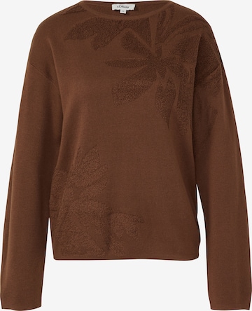 s.Oliver Свитер в Коричневый: спереди