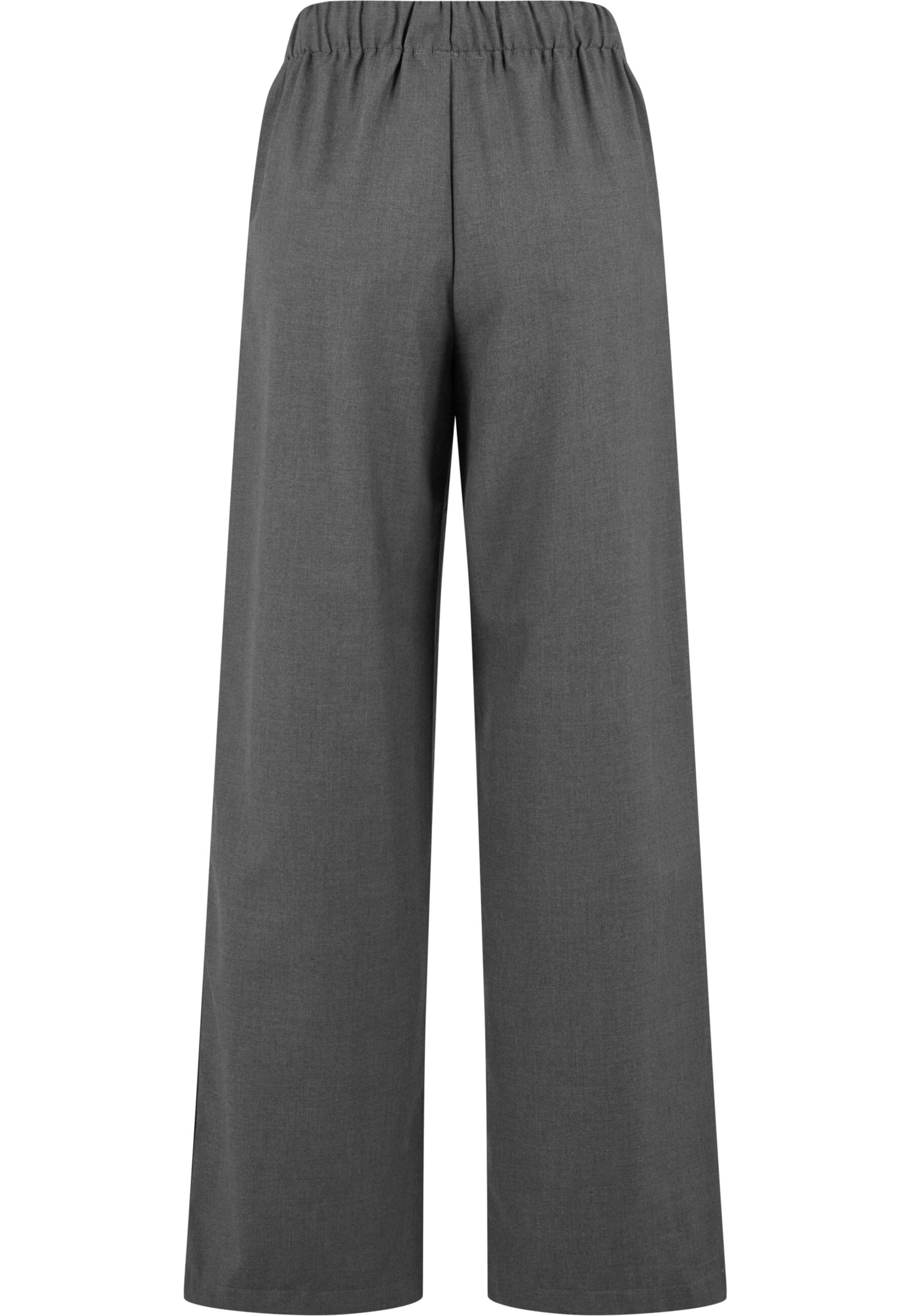 Urban Classics Zvonové kalhoty Kalhoty – šedá