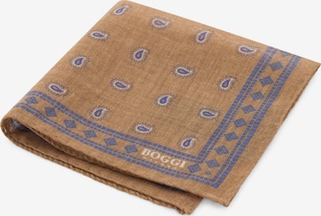 Pochette Boggi Milano en beige : devant