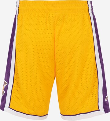 Mitchell & Ness Loose fit Pants 'LOS ANGELES LAKERS' in Yellow