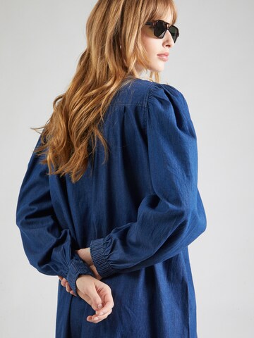 SAINT TROPEZ Shirt Dress 'Doreen' in Blue