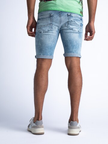 Petrol Industries Regular Shorts 'Blizzard Serenity' in Blau