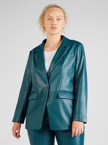 ONLY Carmakoma Blazer 'PAPAYA' in Blau: predná strana