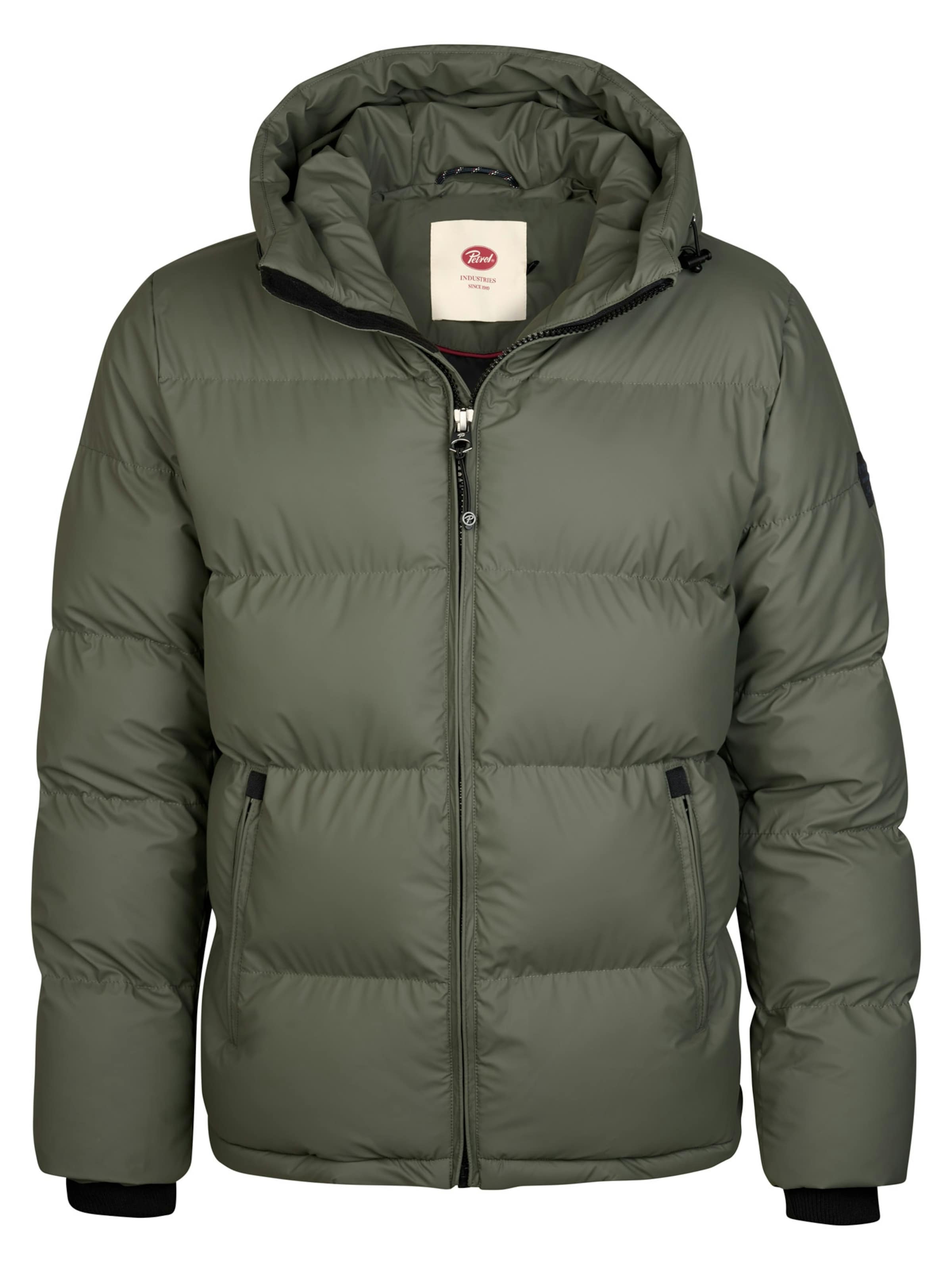 Petrol Industries Winter jacket in Green: front