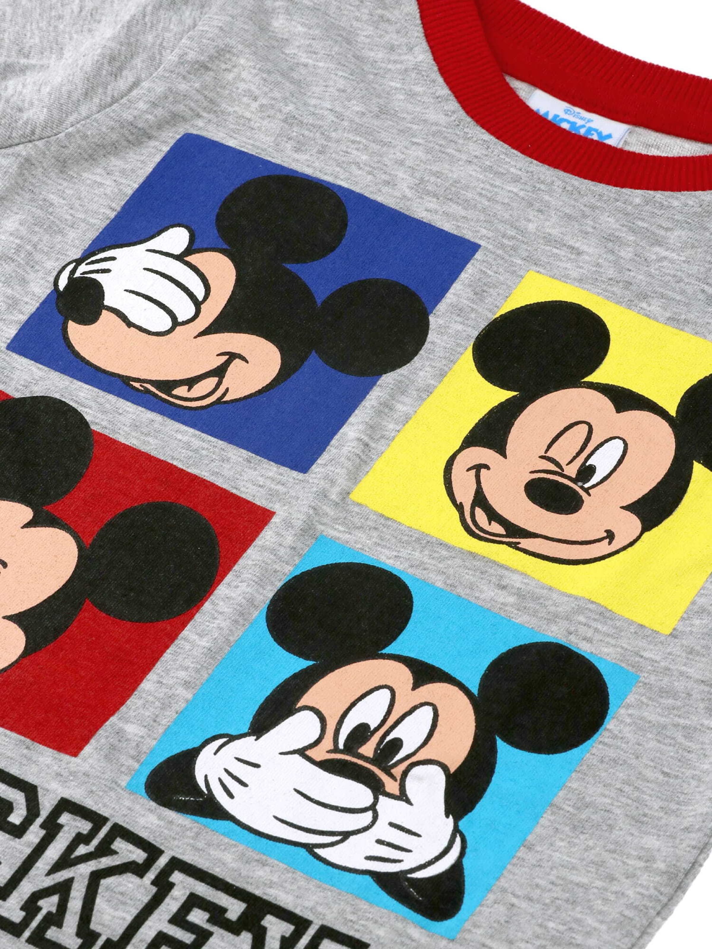 DISNEY Pajamas 'Mickey Mouse' in Grey