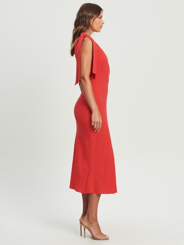 Tussah Dress 'POPPY' in Red