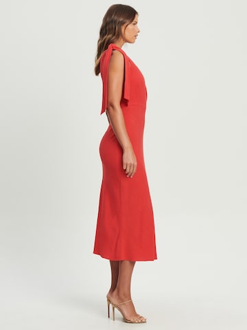 Robe 'POPPY' Tussah en rouge