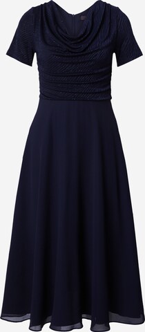 Robe de cocktail Vera Mont en bleu : devant