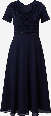 Robe de cocktail Vera Mont en bleu : devant