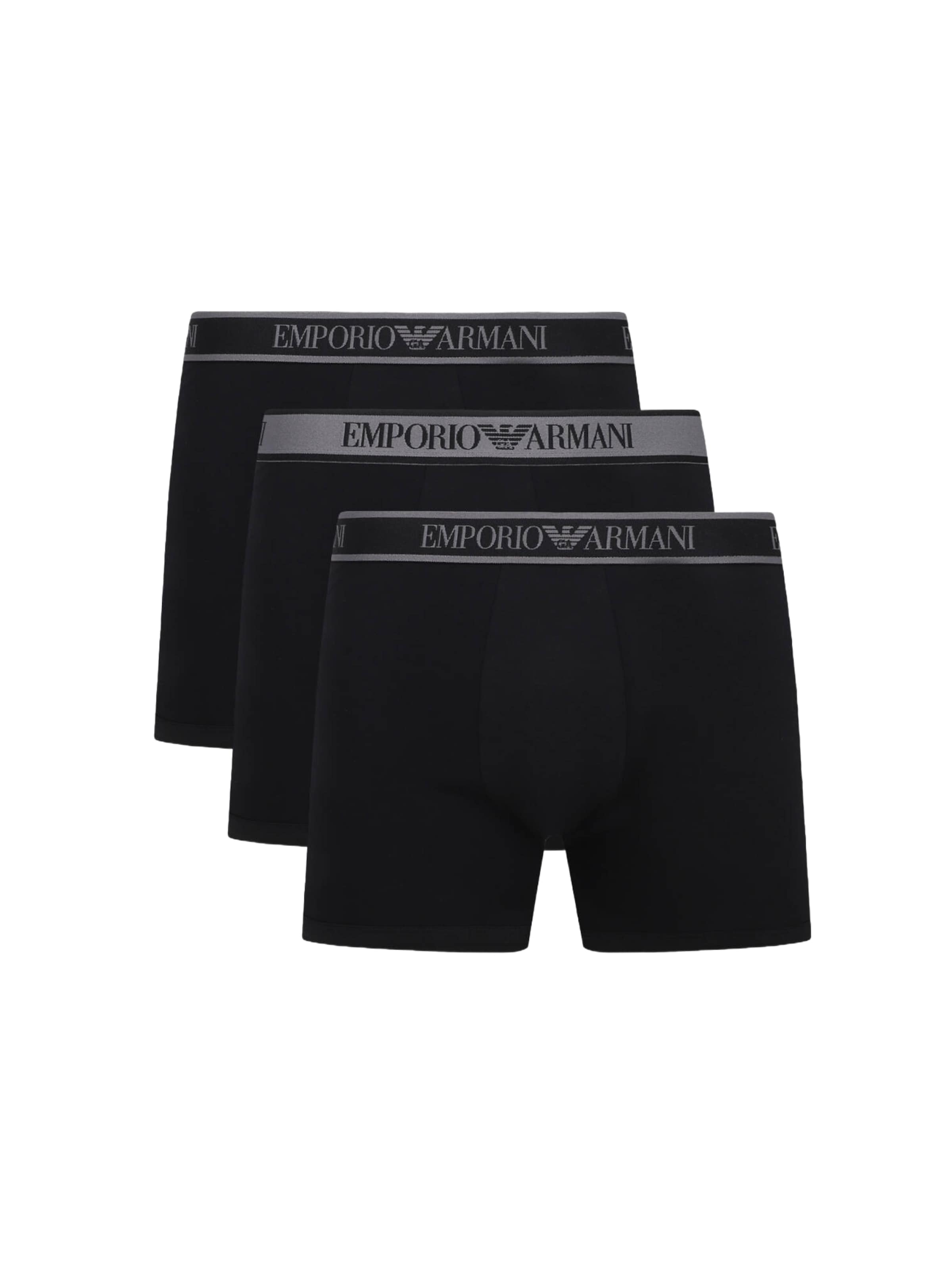 Boxer di Emporio Armani in nero: frontale