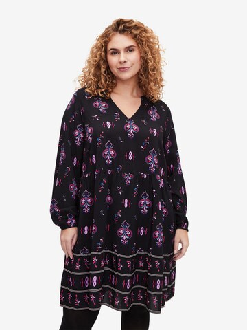 Zizzi Dress 'EBING' in Black: front