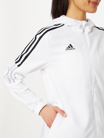 Veste de sport 'Tiro 21' ADIDAS SPORTSWEAR en blanc