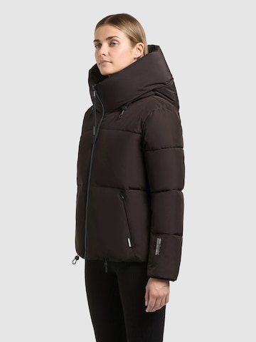 Veste d’hiver 'Audrey2 Matt' khujo en marron