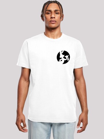 T-Shirt 'Looney Tunes Bugs Bunny' F4NT4STIC en blanc : devant