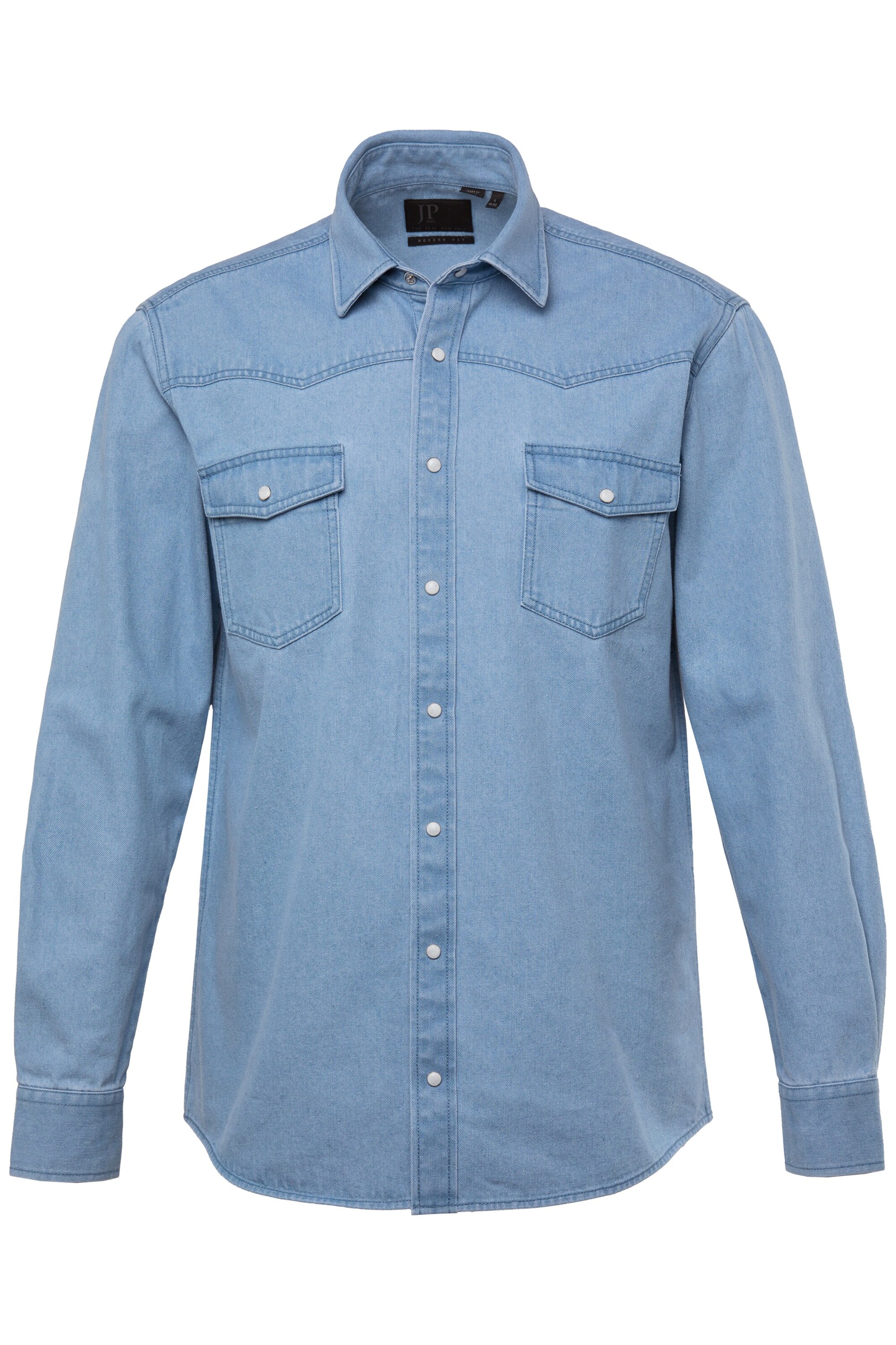 JP1880 Regular fit Button Up Shirt in Blue: front