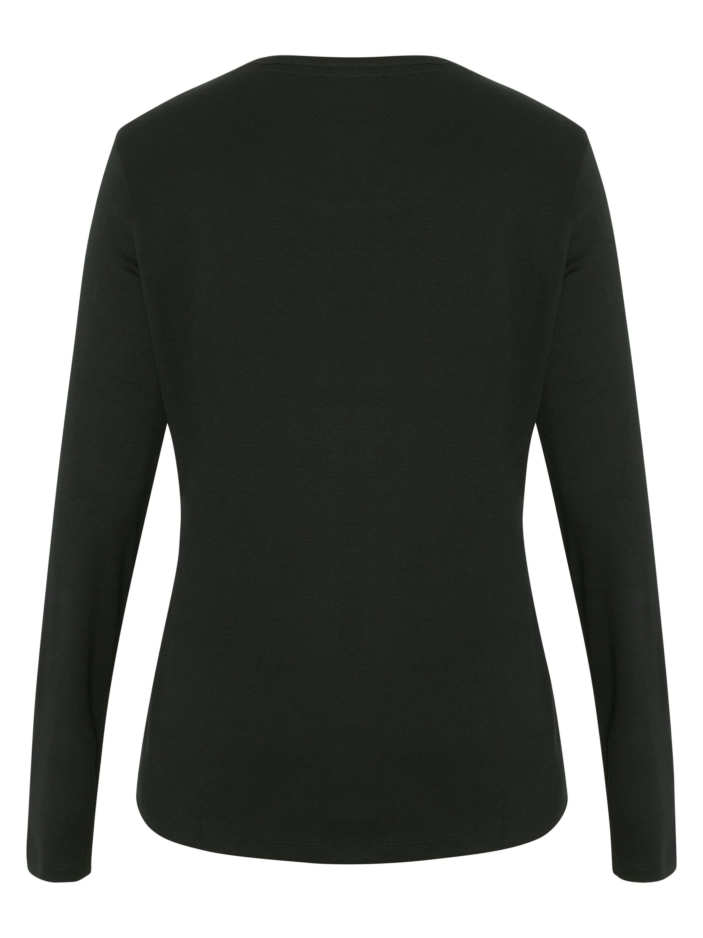 Polo Sylt Shirt in Schwarz