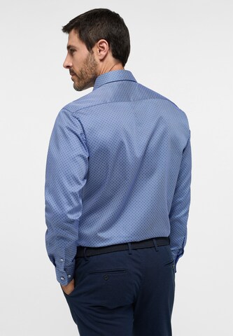 ETERNA Regular fit Button Up Shirt in Blue