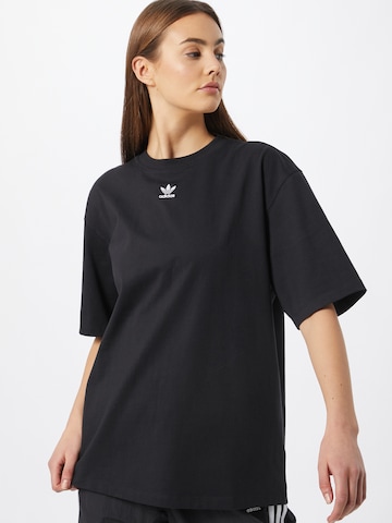 T-shirt 'Adicolor Essentials' ADIDAS ORIGINALS en noir : devant