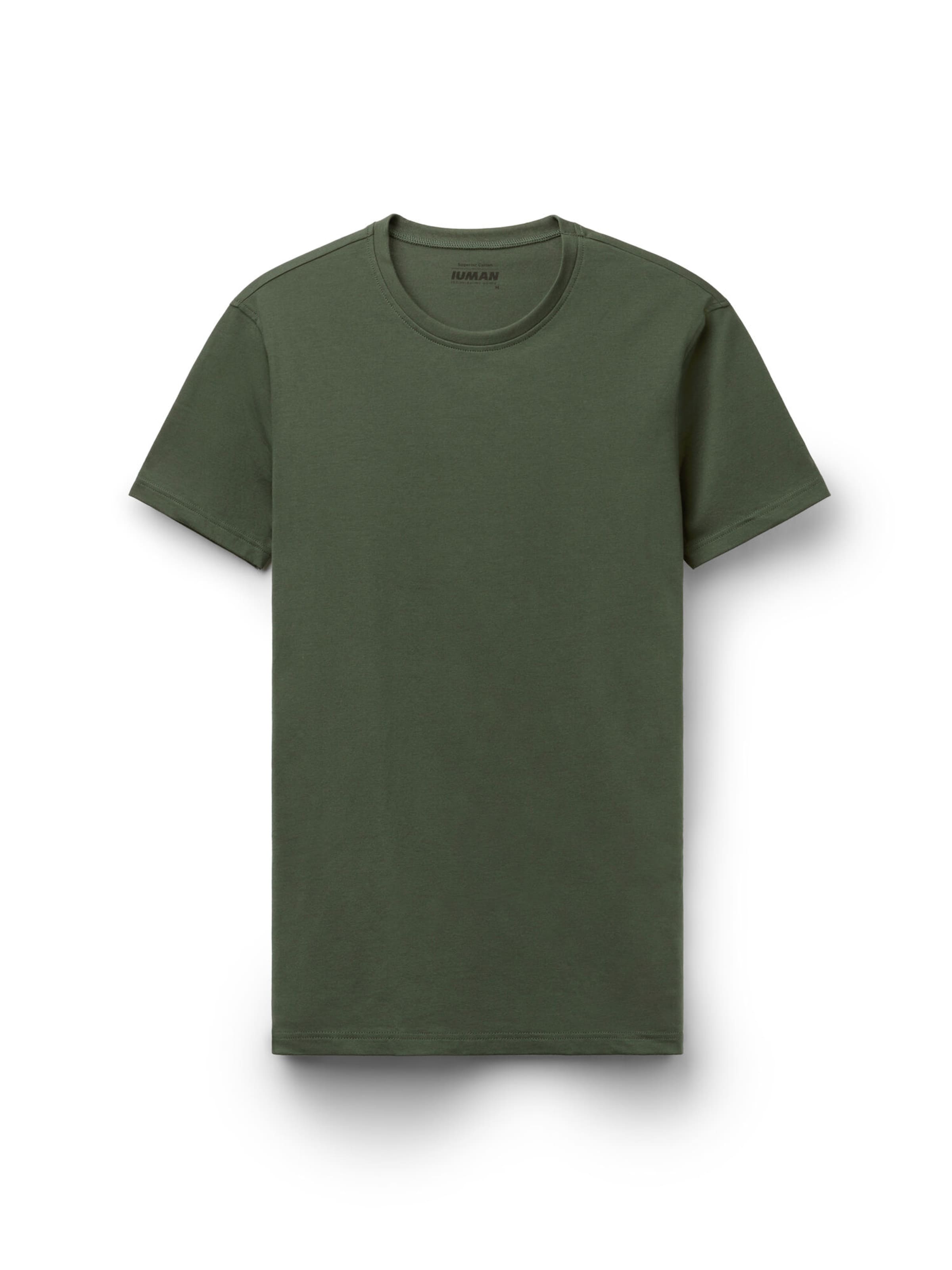 IUMAN Intimissimi Uomo Shirt 'Superior' in Green: front