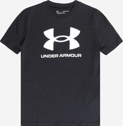 UNDER ARMOUR Performance Shirt in Black / White, Item view