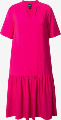 Robe Ulla Popken en rose : devant