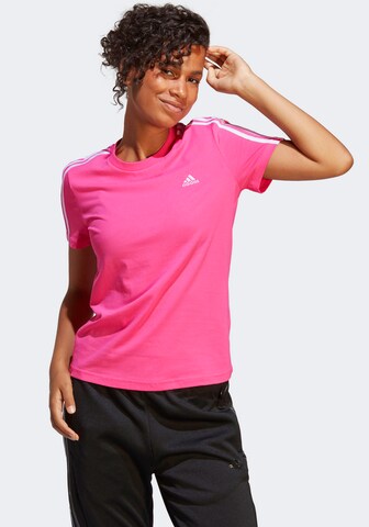 ADIDAS SPORTSWEAR - Camisa funcionais 'Essentials' em rosa