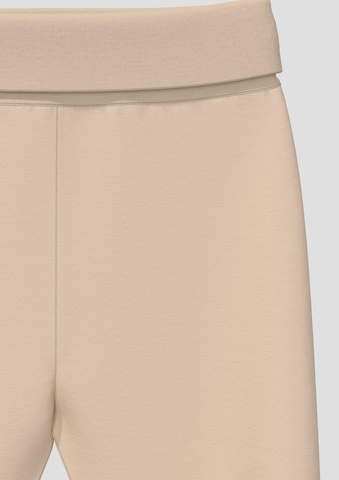 s.Oliver Tapered Sportbroek in Beige