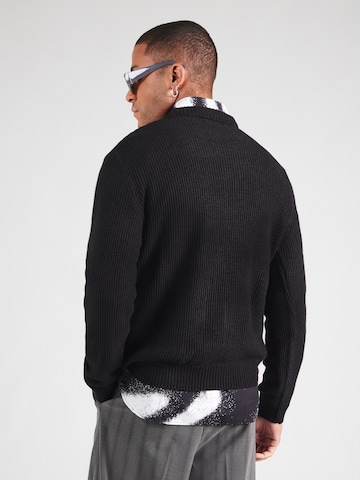 JACK & JONES Tröja 'JJROY' i svart