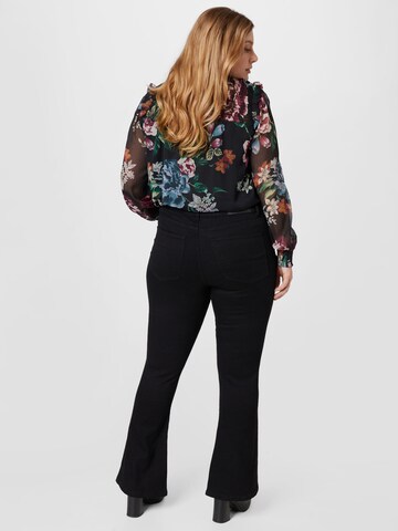 Evazați Jeans 'Sallie' de la Noisy May Curve pe negru