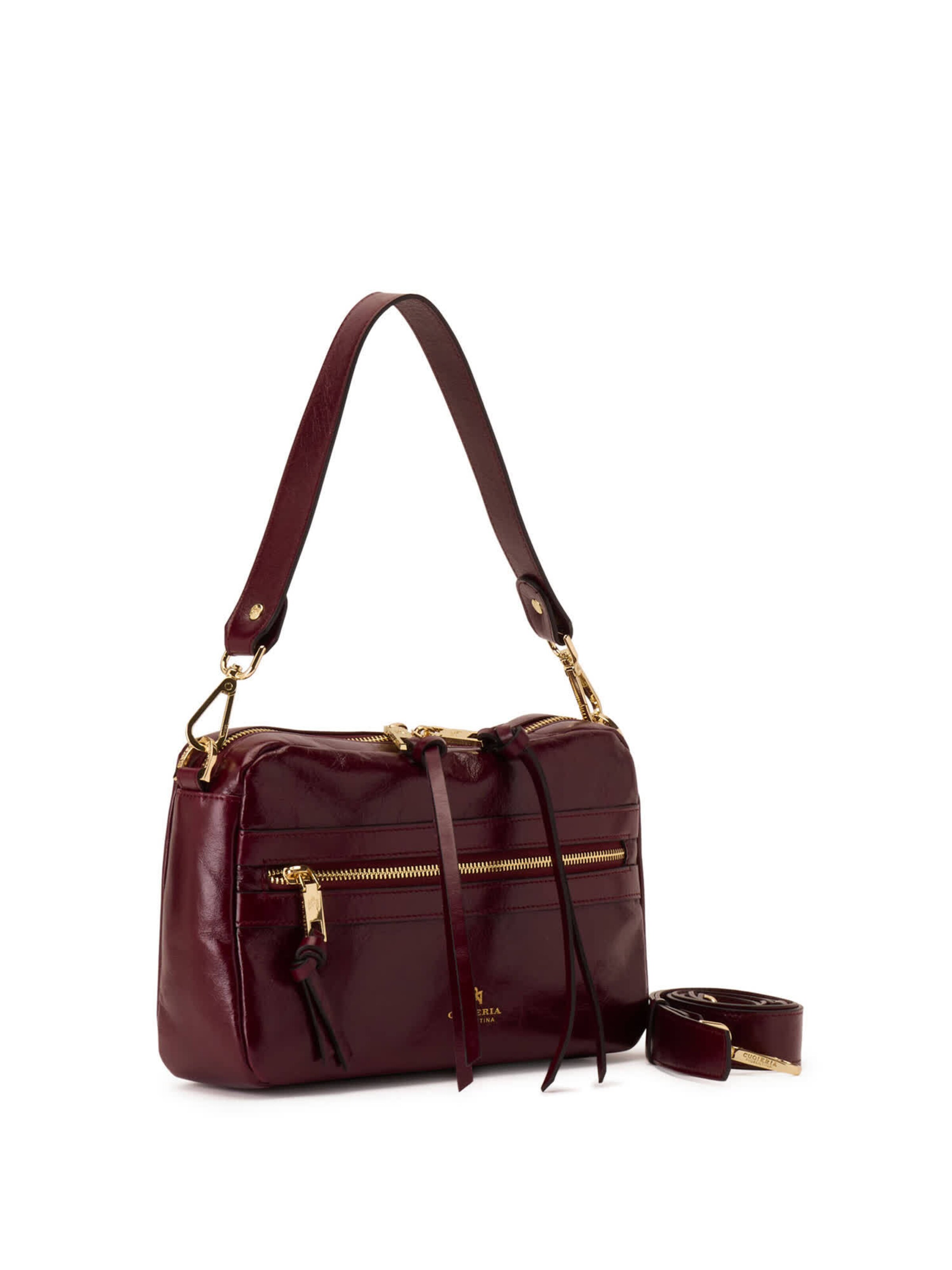 Sac à bandoulière Cuoieria Fiorentina en rouge