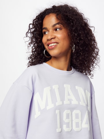 PIECES Sweatshirt 'MYTNA' in Lila