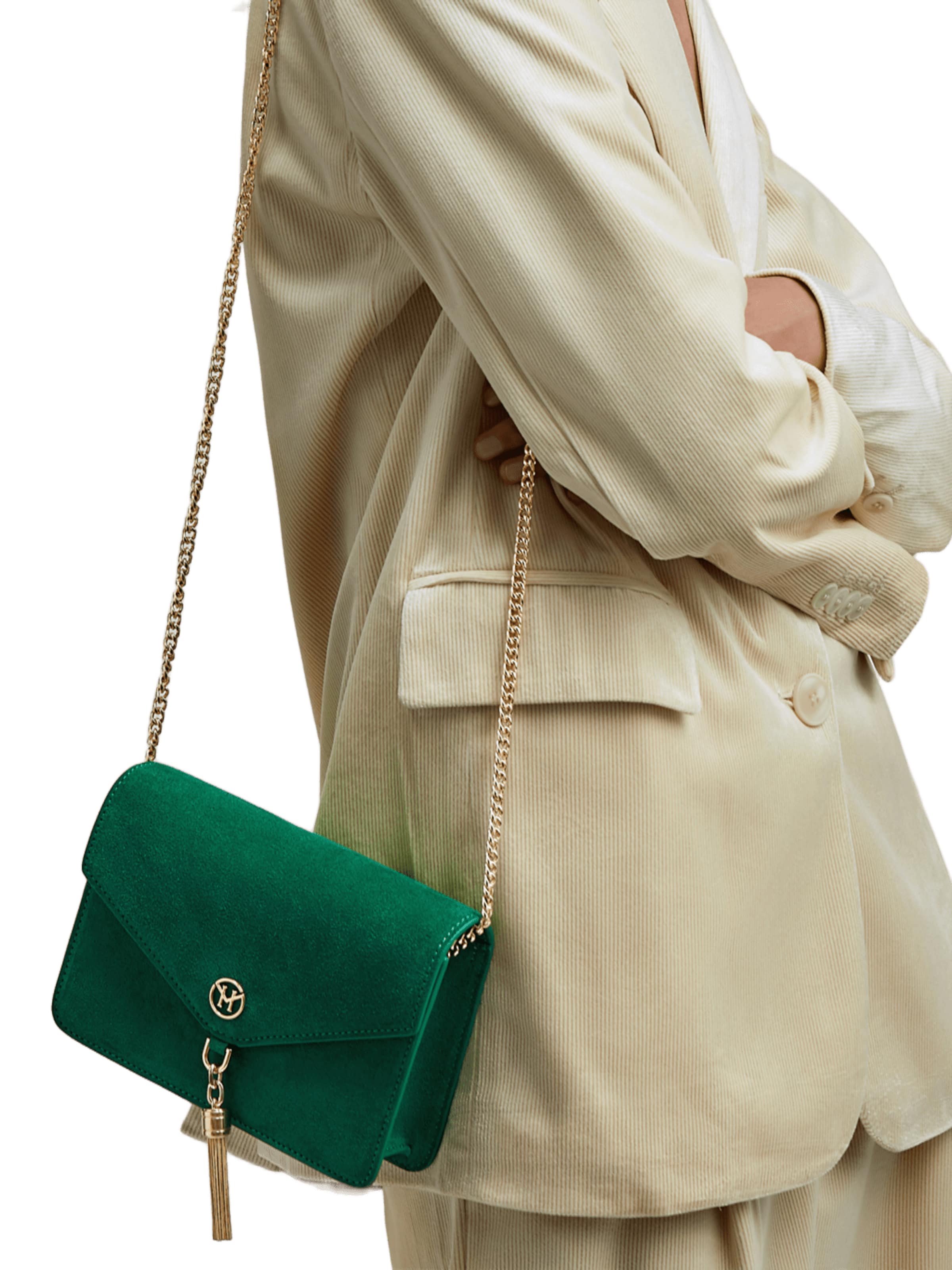 Sac à bandoulière ' Bella ' Victoria Hyde en vert : devant