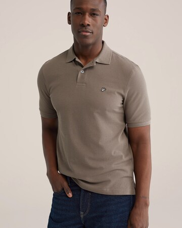 WE Fashion Shirt in Bruin: voorkant