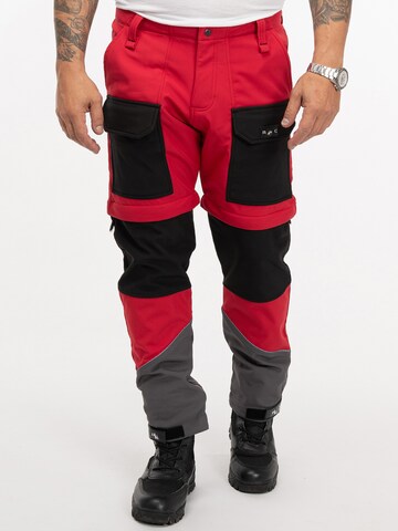 Rock Creek Regular Outdoorhose in Rot: Vorderseite