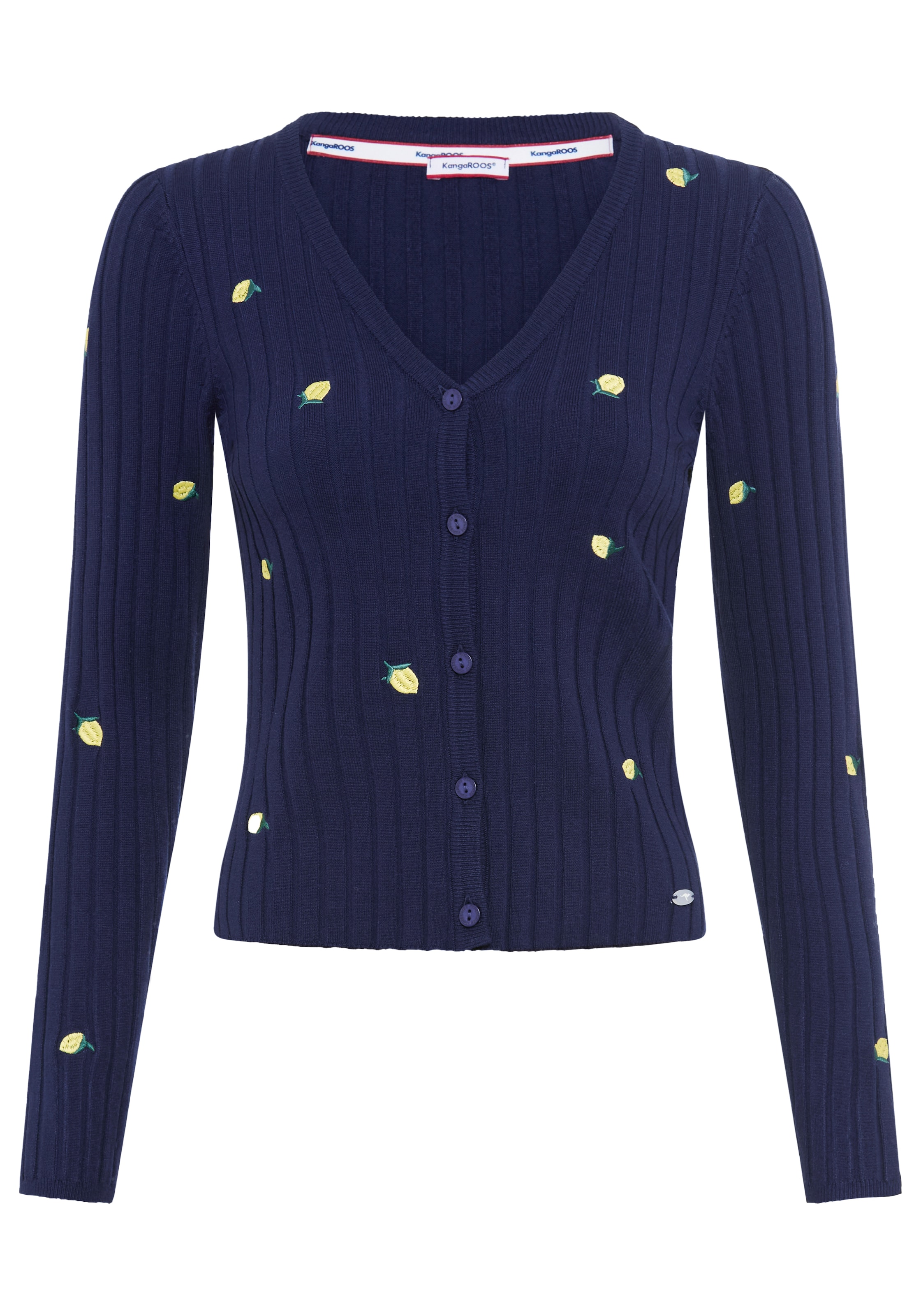 KangaROOS Knit Cardigan in Blue: front