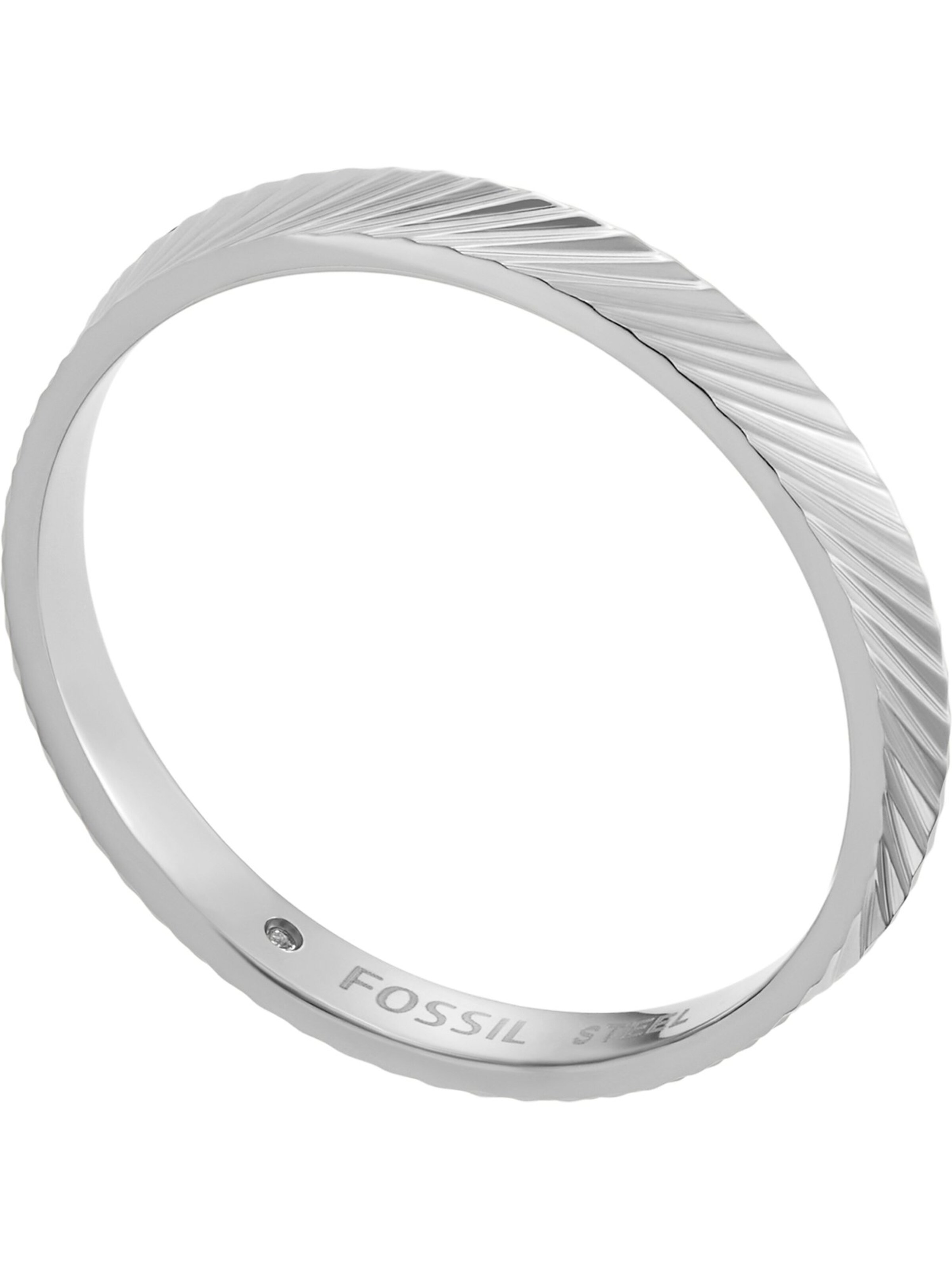 FOSSIL Ring in Silber