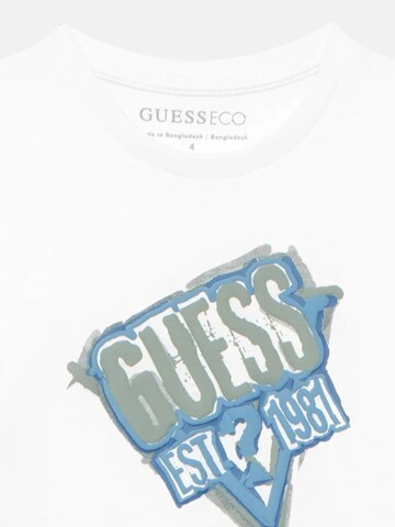 GUESS KIDS Shirt 'GUESS KIDS SS T-SHIRT T-SHIRT' in Wit