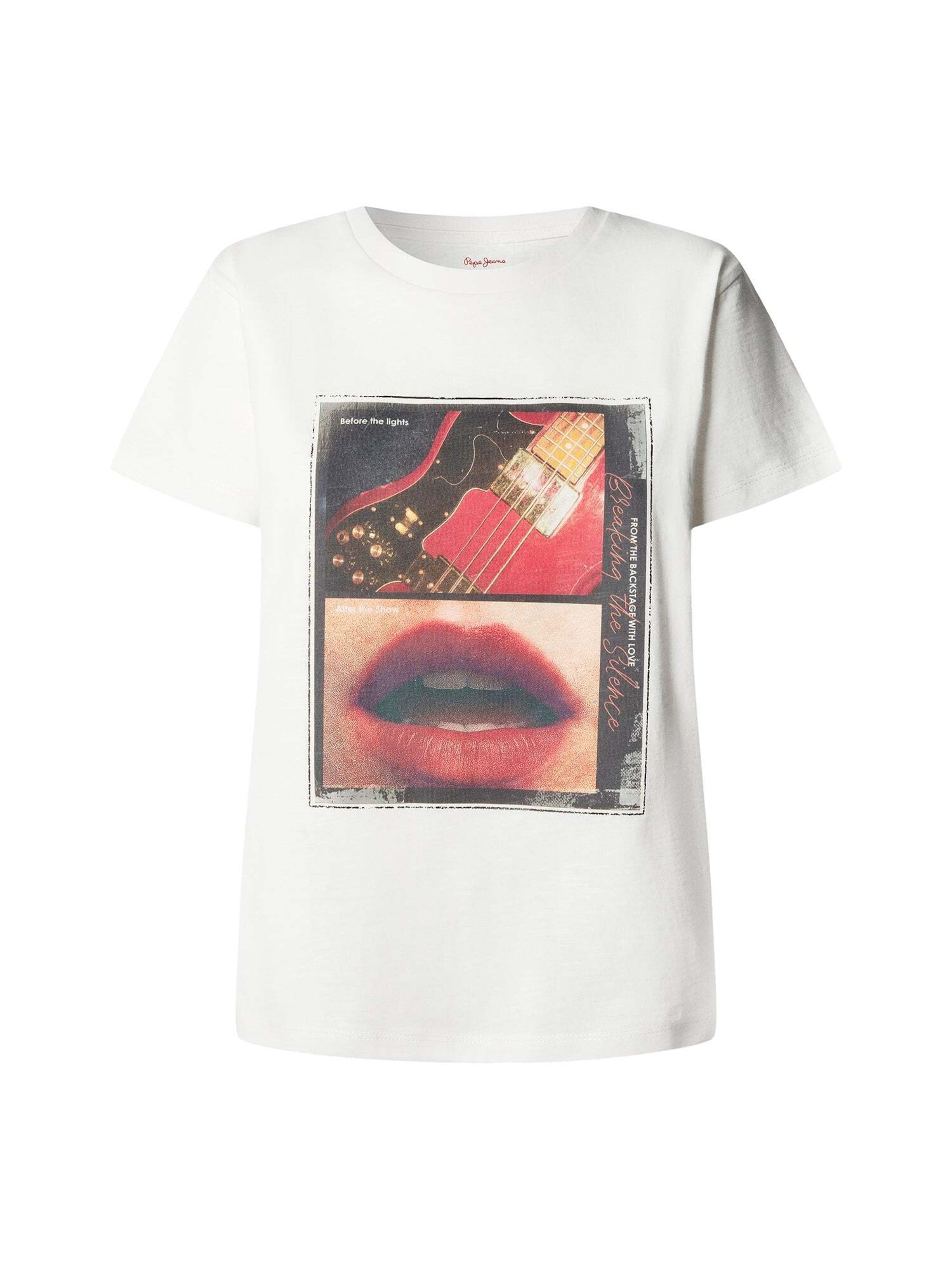 Pepe Jeans Shirt 'Bilquis' in Wit: voorkant