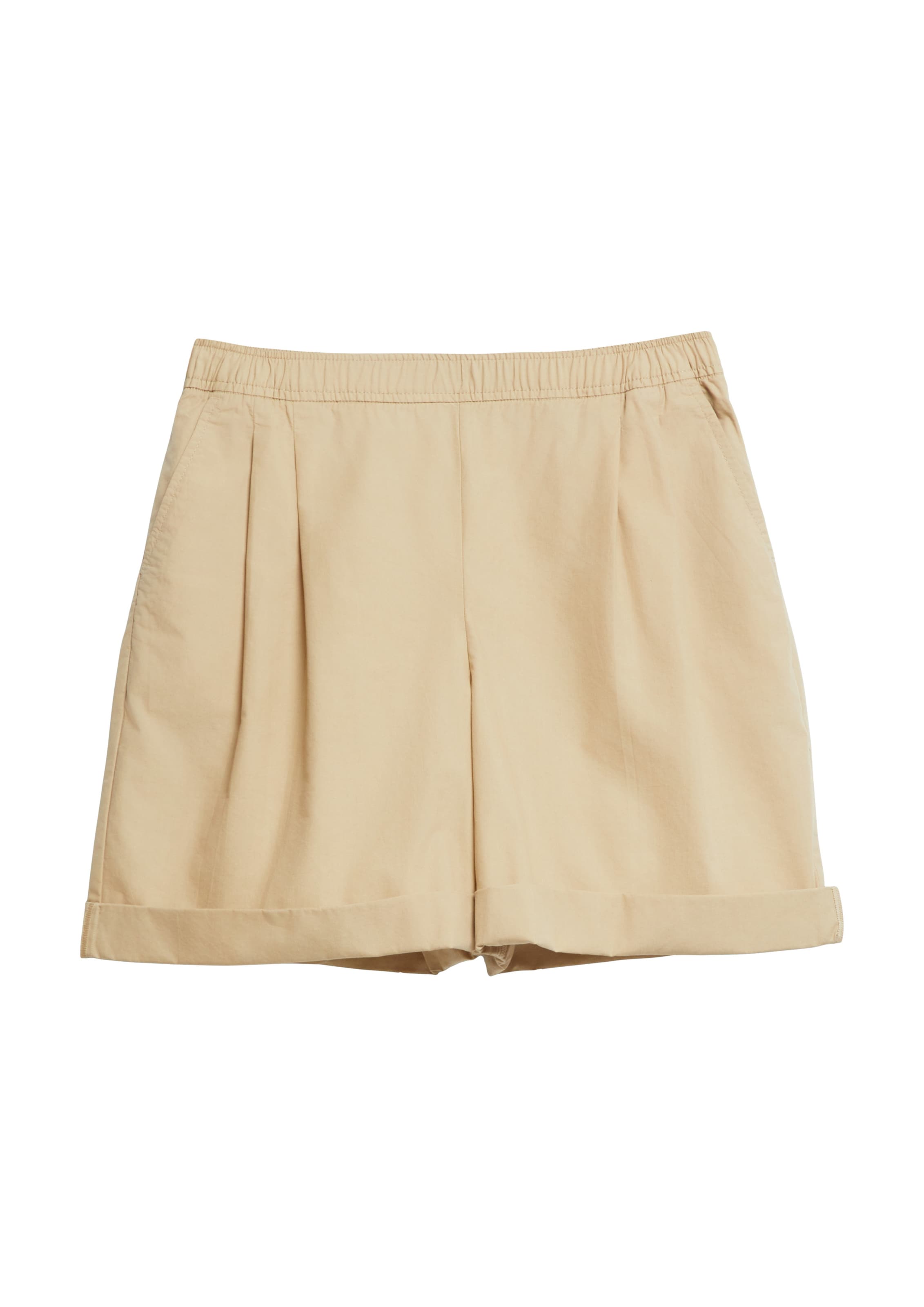 s.Oliver Pantalon à pince en 32 en beige, Vue avec produit