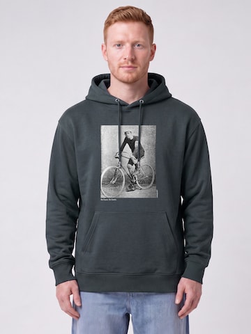 Sweat-shirt 'No Gears No Limits' Watapparel en gris : devant