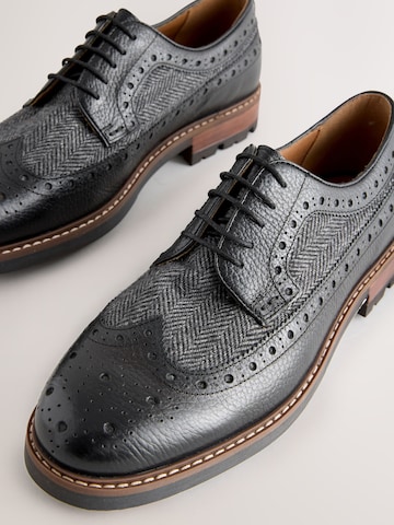 Next Δετό παπούτσι σε μαύρο