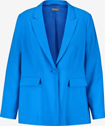 SAMOON Blazer in Blue: front