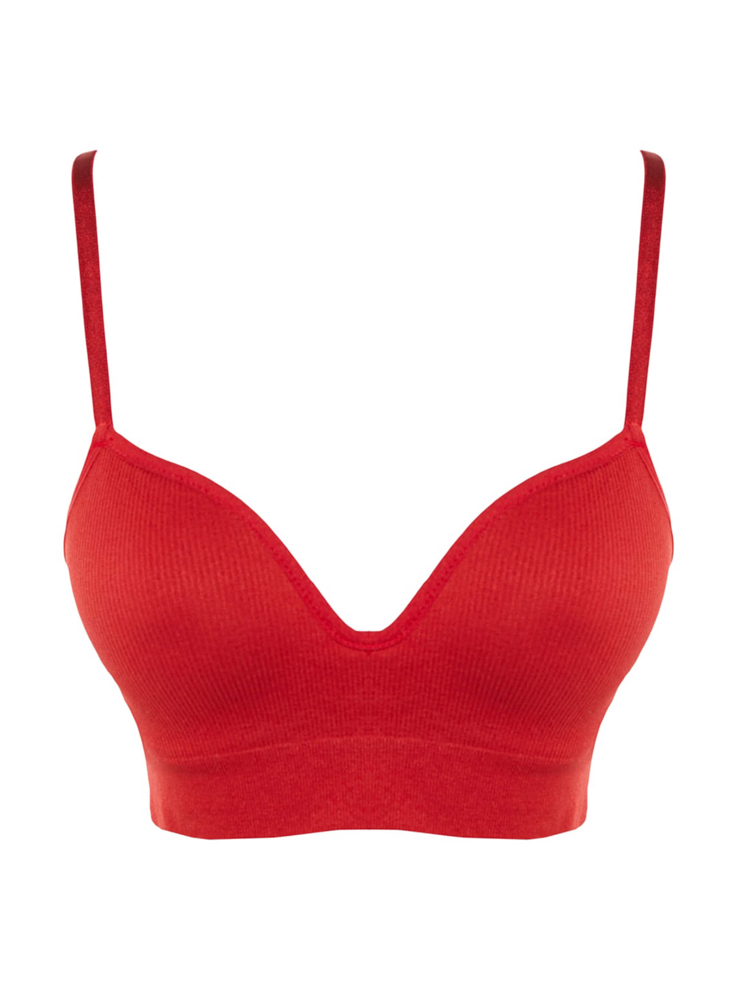 Bustino Reggiseno di Trendyol in rosso: frontale
