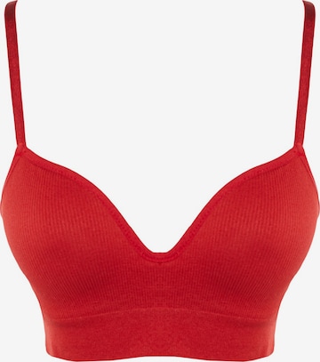 Trendyol Bustier Rintaliivi värissä punainen: etupuoli