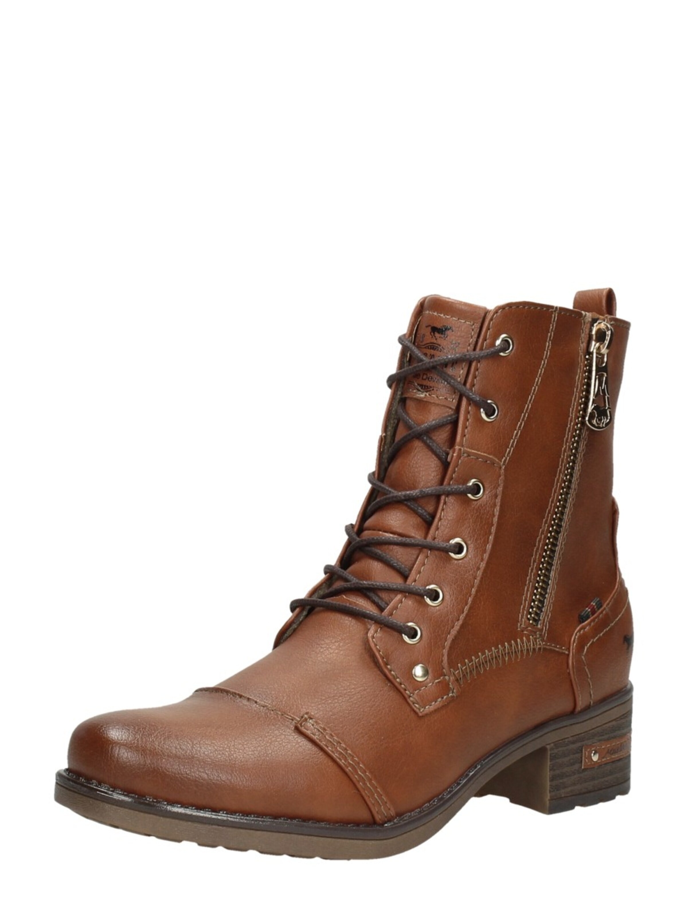 Chaussure à lacets 'Veterschoenen Hoog' MUSTANG en marron